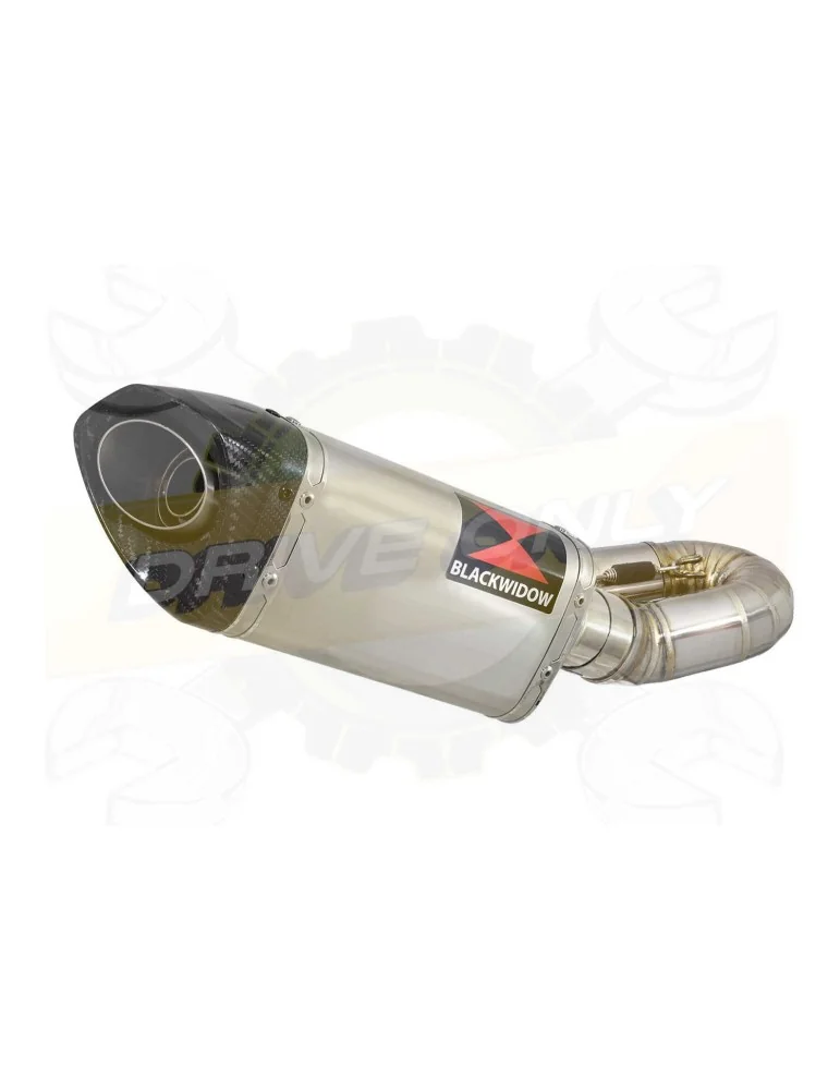 CBR1000RR Fireblade 08-13 Silencieux kit with tri-oval stainless Silencieux + carbon tip 250mm