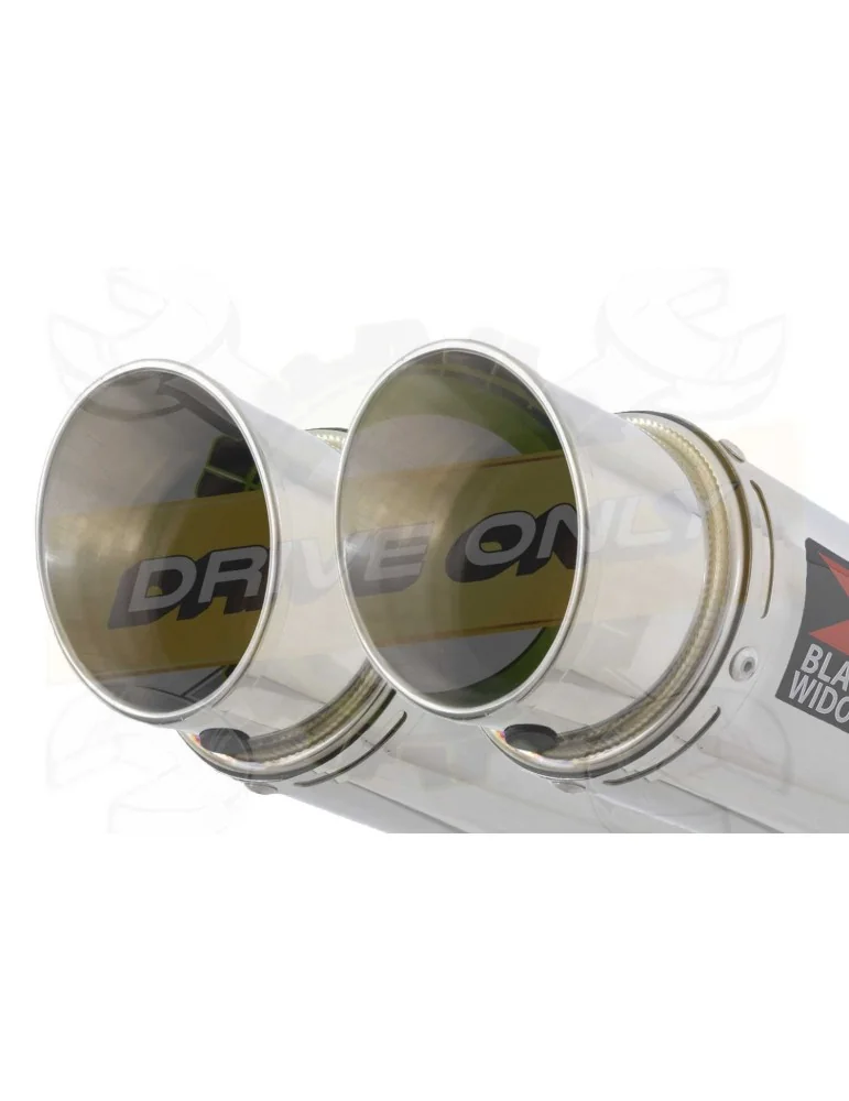 CBR1100 CBR 1100 XX Blackbird 4-2 Ligne complète & Silencieux Rond En Inox 200mm
