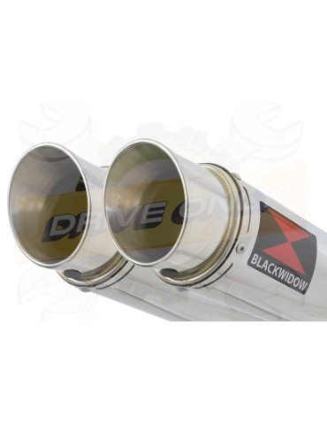 CBR1100 CBR 1100 XX Blackbird 4-2 Tube de raccord et Silencieux GP Rond En Inox 360mm