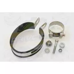 Ovale Noir En Inox Silencieux & En Carbone Tip 200mm