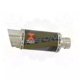  Rond En Carbone Silencieux 200mm