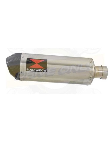 GSXR 600 GSXR600 K8 K9 LO 08 09 10 Ligne complète & Silencieux Ovale en Inox + Canule en Carbone 300mm