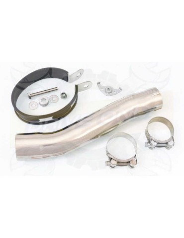 GSXR 600 GSXR600 K8 K9 LO 08 09 10 Ligne complète & Silencieux Ovale en Inox + Canule en Carbone 300mm