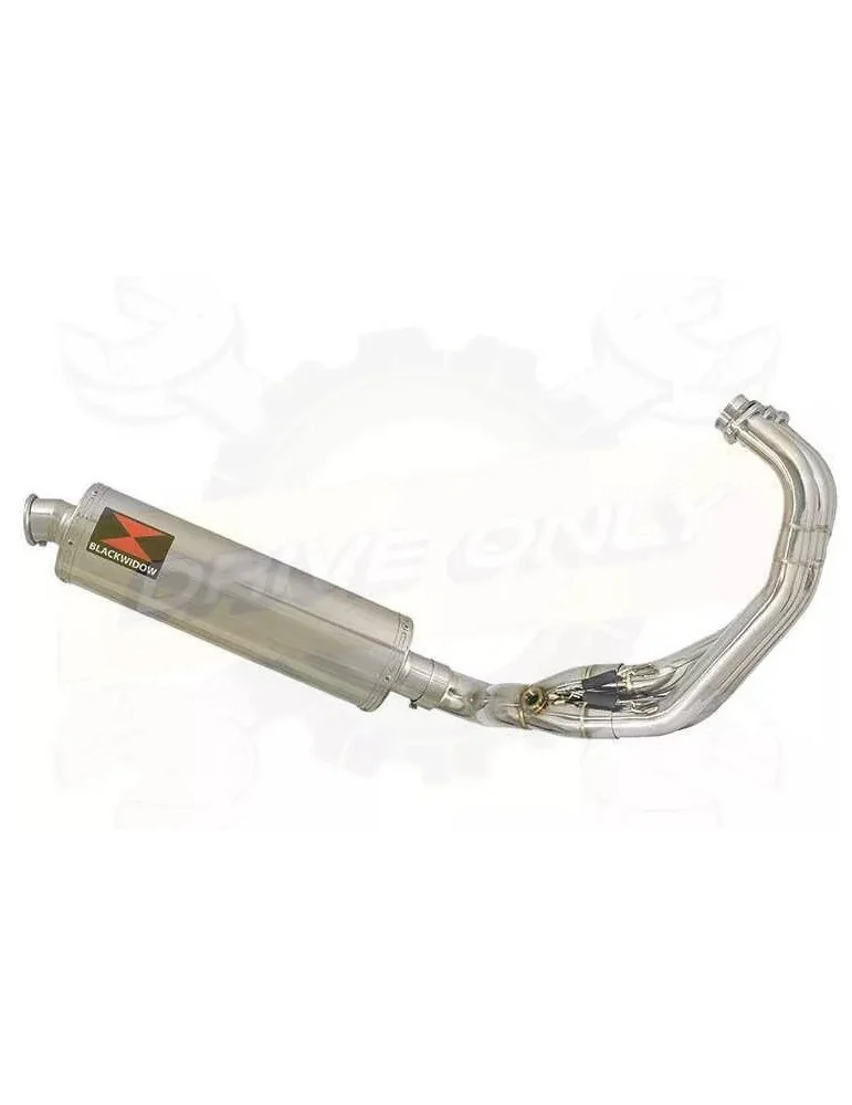 XSR 900 2016 2017 Low Level De-cat Exhaust System with 400mm Oval Stainless Steel Silencer