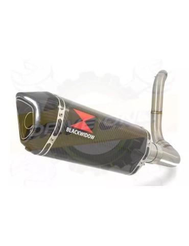 KTM 125 Duke 2011-2016 Silencieux Kit / Silencieux Hexagonal en Carbone 300mm 