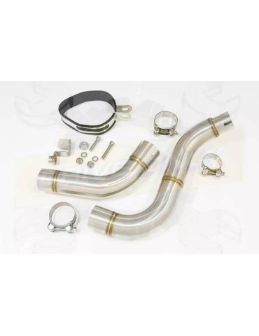 KTM 125 Duke 2011-2016 Silencieux Kit / Silencieux Hexagonal en Carbone 300mm 