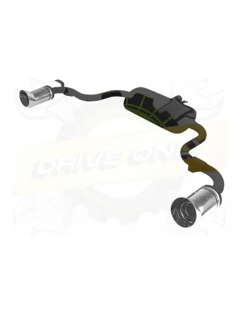 Silencieux Ulter Sport portesTM FIAT Seicento 1998-2010 0.9i & 1.1i Sporting