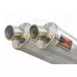 Par paire Rond En Inox Silencieuxs 400mm