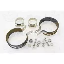Par paire Rond En Inox Silencieuxs 400mm