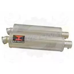 Par paire Ovale En Inox Silencieuxs 400mm