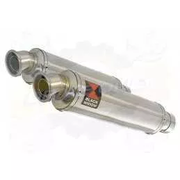 Par paire Rond En Inox Silencieuxs 350mm