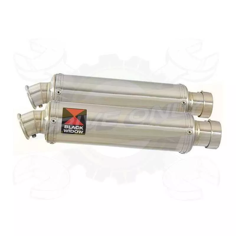 Par paire Rond En Inox Silencieuxs 350mm