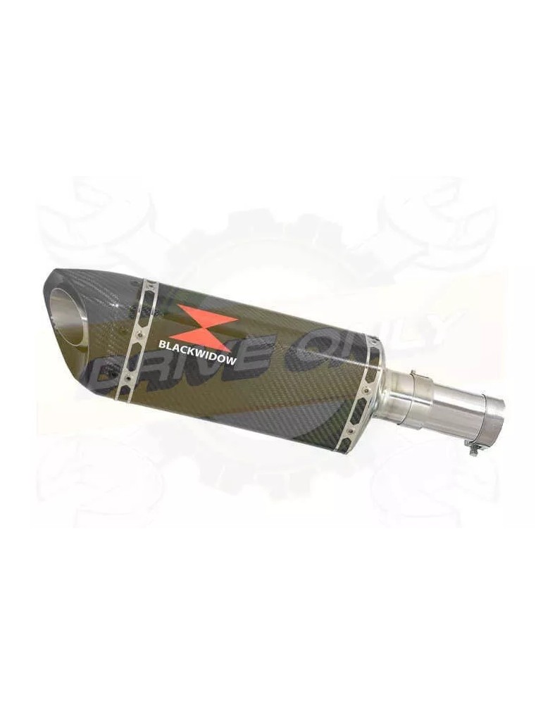 R6 2006-2016 Silencieux Kit & Silencieux Tri-Ovale en Carbone 250mm
