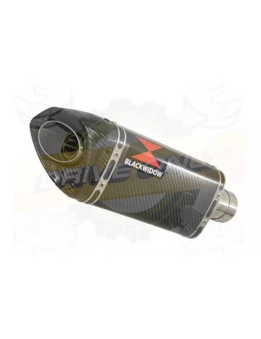 R6 2006-2016 Silencieux Kit & Silencieux Tri-Ovale en Carbone 250mm