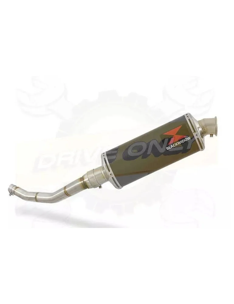 WR 125 R/X 2009/2016 Link Pipe and 300mm Oval Carbon Fibre Silencer