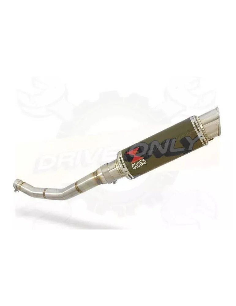 WR 125 R/X 2009/2016 Link Pipe and 230mm Round GP Style Carbon Fibre Silencer