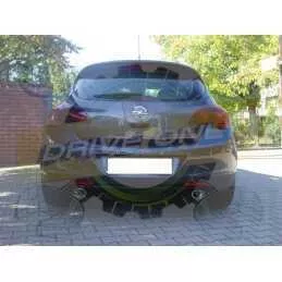 Sport muffler for OPEL Astra J  2010-2015 HATCHBACK 5D 1-6 T)
