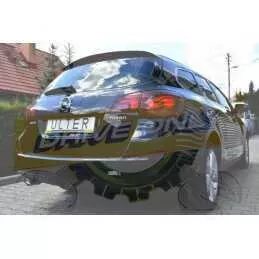 Sport muffler for OPEL Astra J  2010-2015 HATCHBACK 5D 1-6 T)