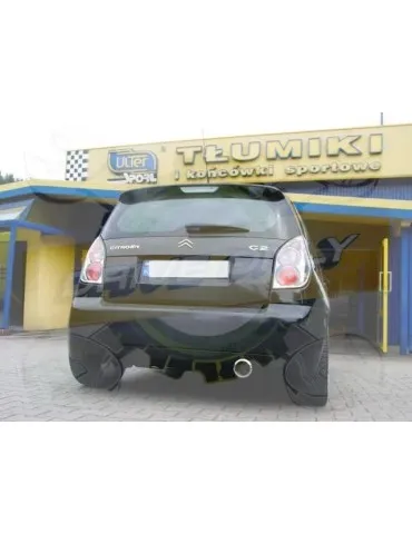 Silencieux Ulter Sport CITROEN C2 VTS & VTR 2004-2009 1.6 16V