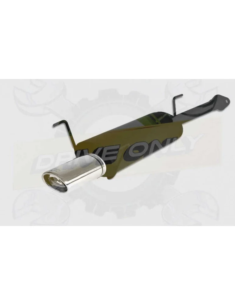 Sport muffler for OPEL Astra G BERTONE 1998-2003 COUPE 1-8 16V)