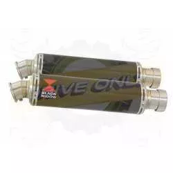 Par paire Rond En Carbone Silencieuxs 350mm