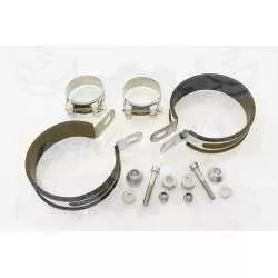 Par paire Rond En Carbone Silencieuxs 350mm