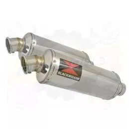 Par paire Rond En Inox Silencieuxs 300mm