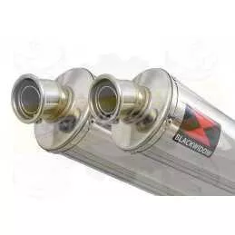 Par paire Rond En Inox Silencieuxs 300mm