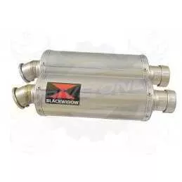 Par paire Rond En Inox Silencieuxs 300mm