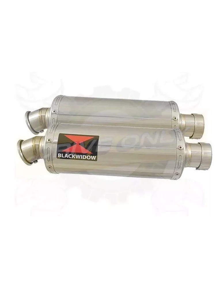 Par paire Rond En Inox Silencieuxs 300mm