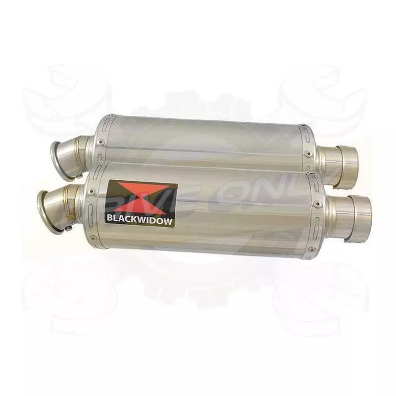 Par paire Rond En Inox Silencieuxs 300mm