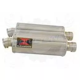 Par paire Ovale En Inox Silencieuxs 300mm