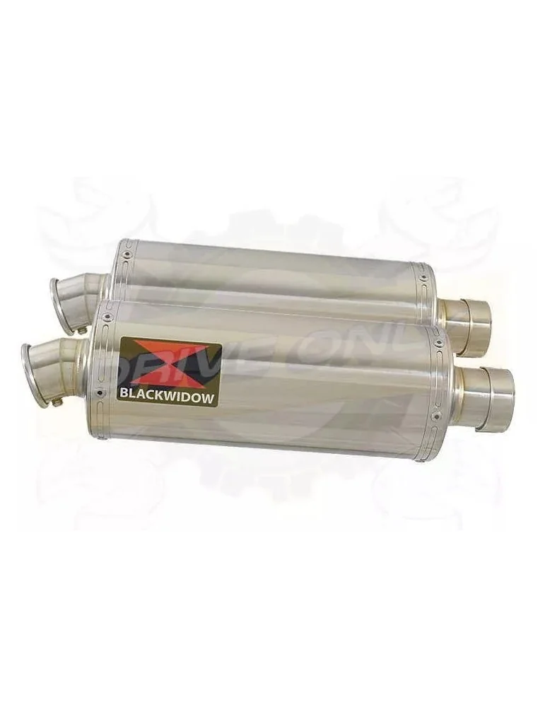 Par paire Ovale En Inox Silencieuxs 300mm