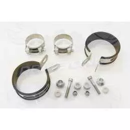 Par paire Rond GP Style En Inox Silencieuxs 230mm