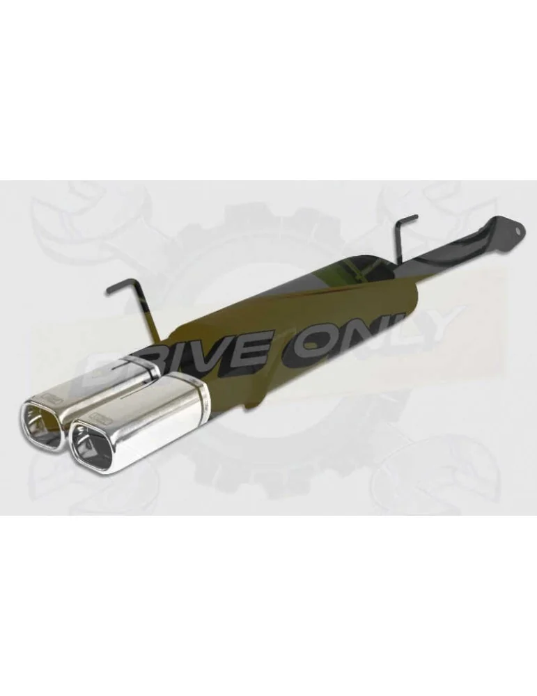 Sport muffler 120-217/13-1 for OPEL Astra G BERTONE 1998-2003 CABRIO 1-6 16V)