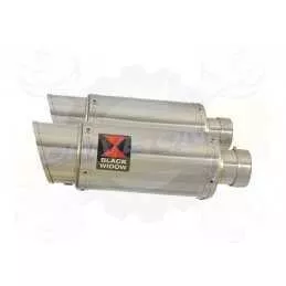 Par paire Rond En Inox Silencieux 200mm