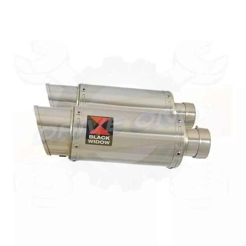 Par paire Rond En Inox Silencieux 200mm