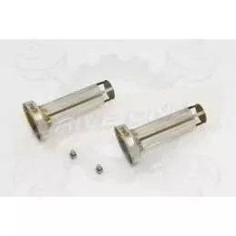 Par paire Rond En Inox Silencieux 200mm