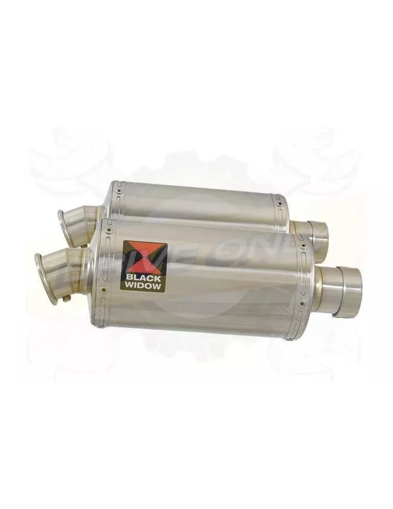 Par paire Ovale En Inox Silencieuxs 230mm