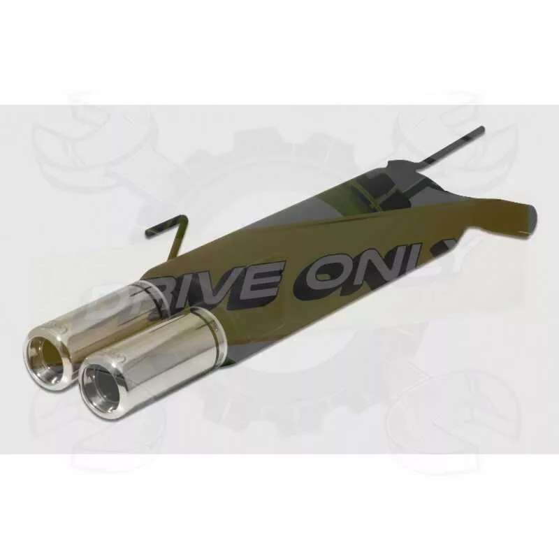 Sport muffler 120-121/21-1 for OPEL Astra F   1996-2002 Break 1-6i)