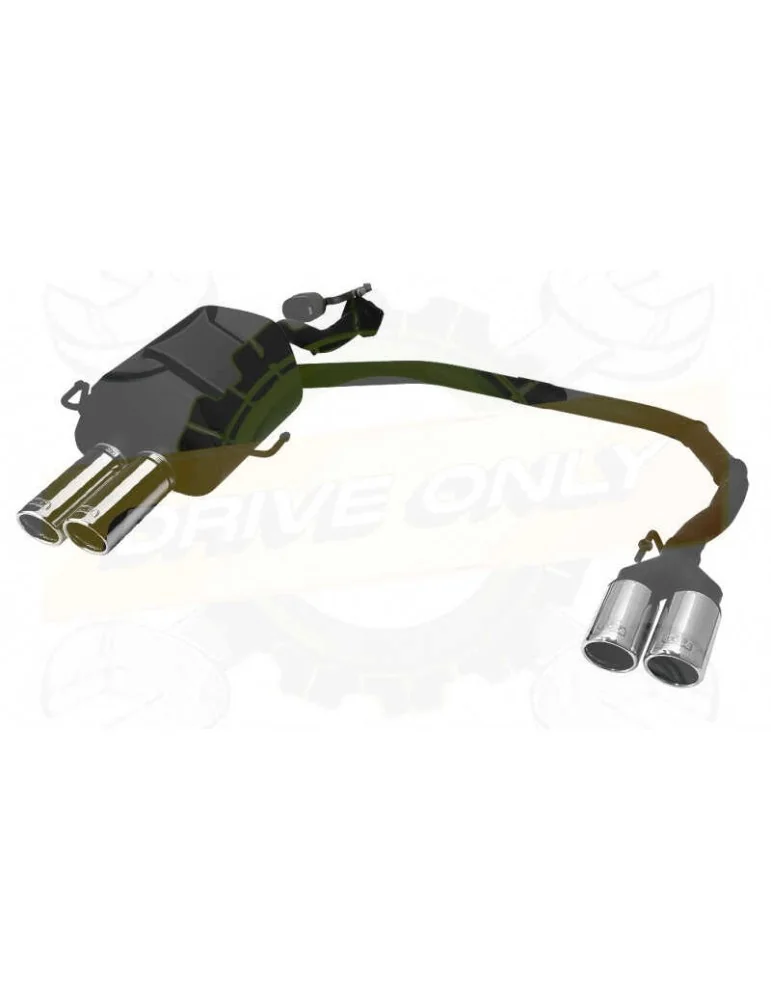 Sport muffler 120-305/21-1 for OPEL Astra G HATCHBACK 1998-2003 HATCHBACK 1-7 DTL)