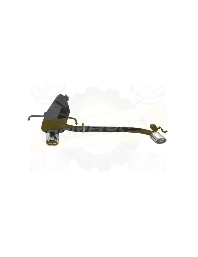 Sport muffler 120-323/10-1 for OPEL Astra H HATCHBACK 2004-2009 HATCHBACK 5D 1-4i)