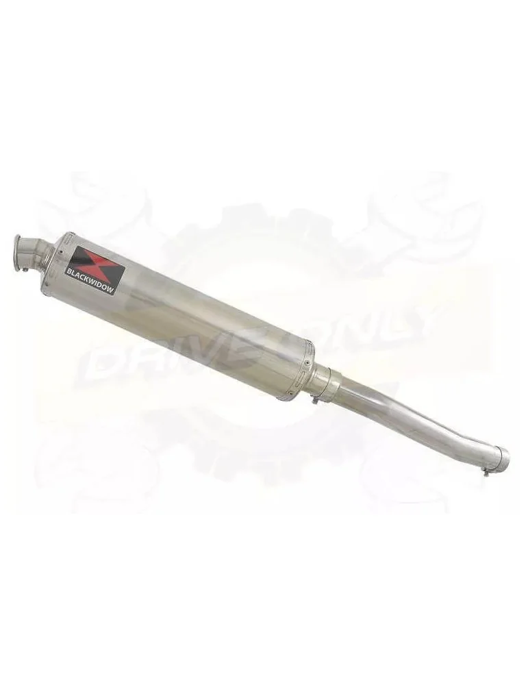 R6 1998-2002 Silencieux Kit & Silencieux Rond en Inox 450mm