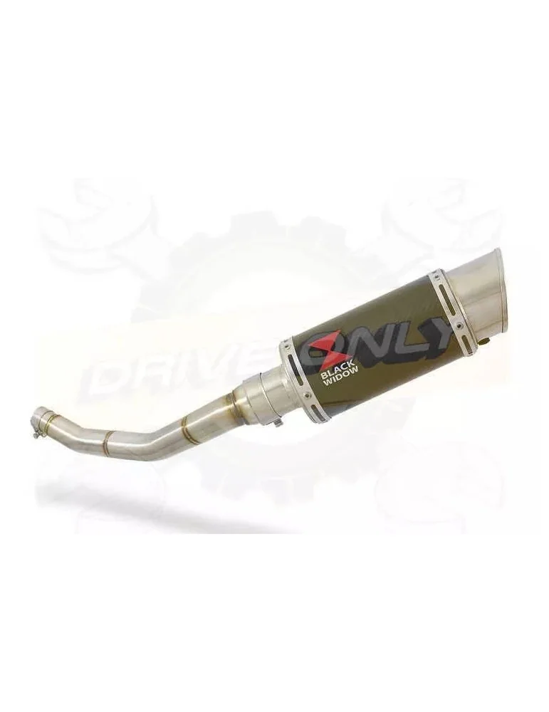 WR 125 R/X 2009/2016 Link Pipe and 200mm Round Carbon Fibre Silencer