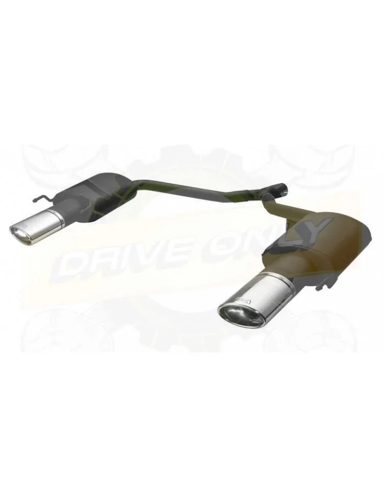 Sport muffler 120-343/27 for OPEL Insignia 4x4 2008-2012 Break 2-0 CDTi 4x4)