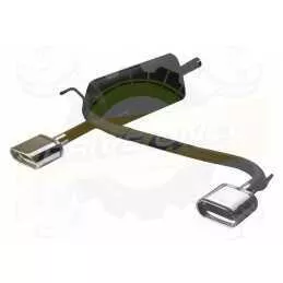 Sport muffler for OPEL...
