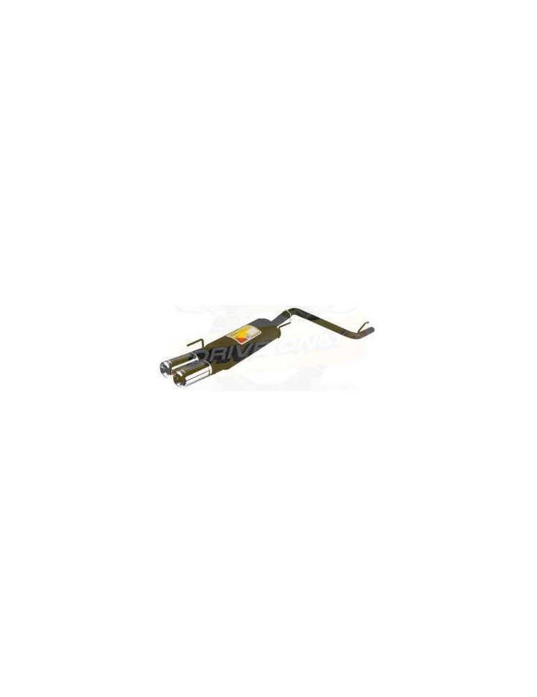 Silencieux Ulter Sport 129-112/07-2 VOLKSWAGEN Golf III Tube intermédiaire Compris 1991-1997 1-9D