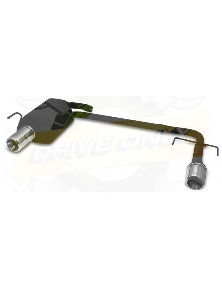 Sport muffler 120-325/17-1 for OPEL Vectra C HB z wycięciem z zderzaku  mit dem Ausschnitt in StoBstange 2002-2008 HATCHBACK 1-