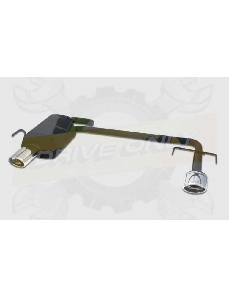 Sport muffler 120-325/27 for OPEL Vectra C HB z wycięciem z zderzaku  mit dem Ausschnitt in StoBstange 2002-2008 HATCHBACK 2-2 