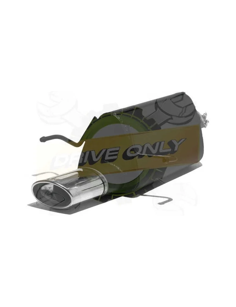 Sport muffler 120-136/27 for OPEL Astra H Diesel HB z wycięciem w zderzaku mit Auschnitt in Stossstange 2004-2009 HATCHBACK 1-
